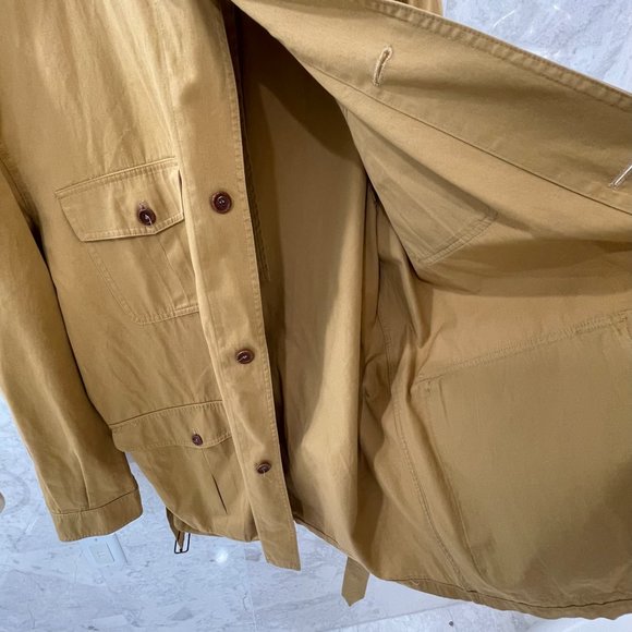 BERETTA {US 44} Safari Jacket Serengeti Cotton Caramel /Khaki Belt - Picture 6 of 9